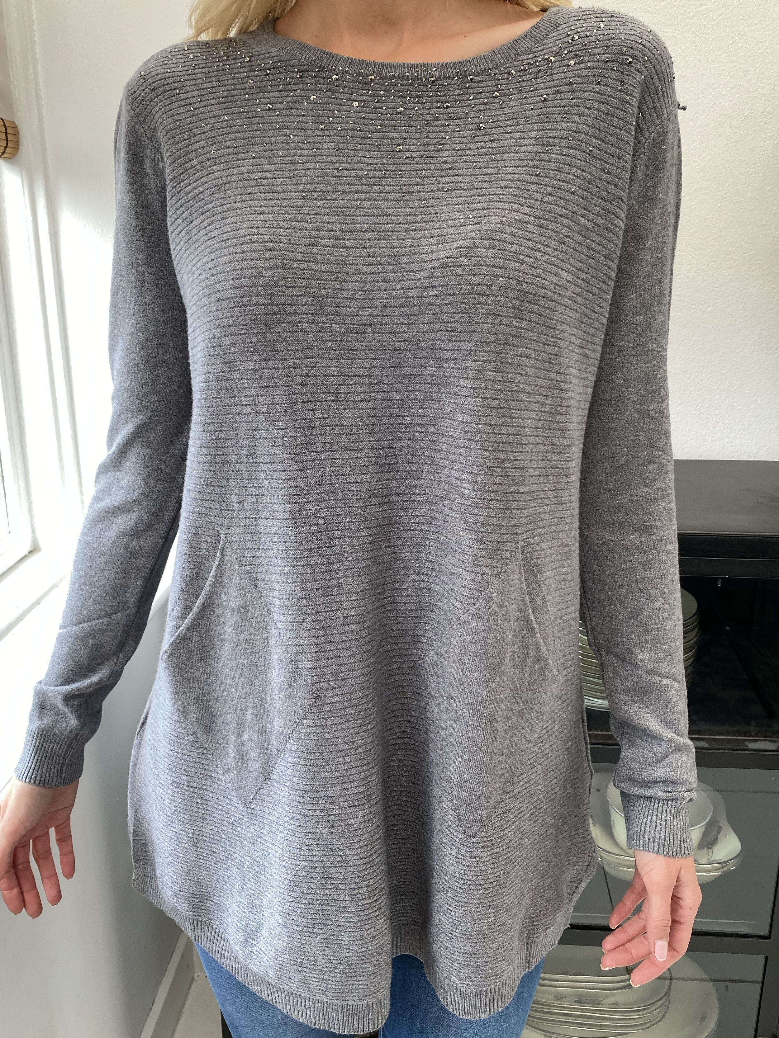 Vendela - Meget blød strikbluse med similisten